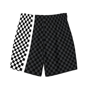 Mod Check Volley Short in Black