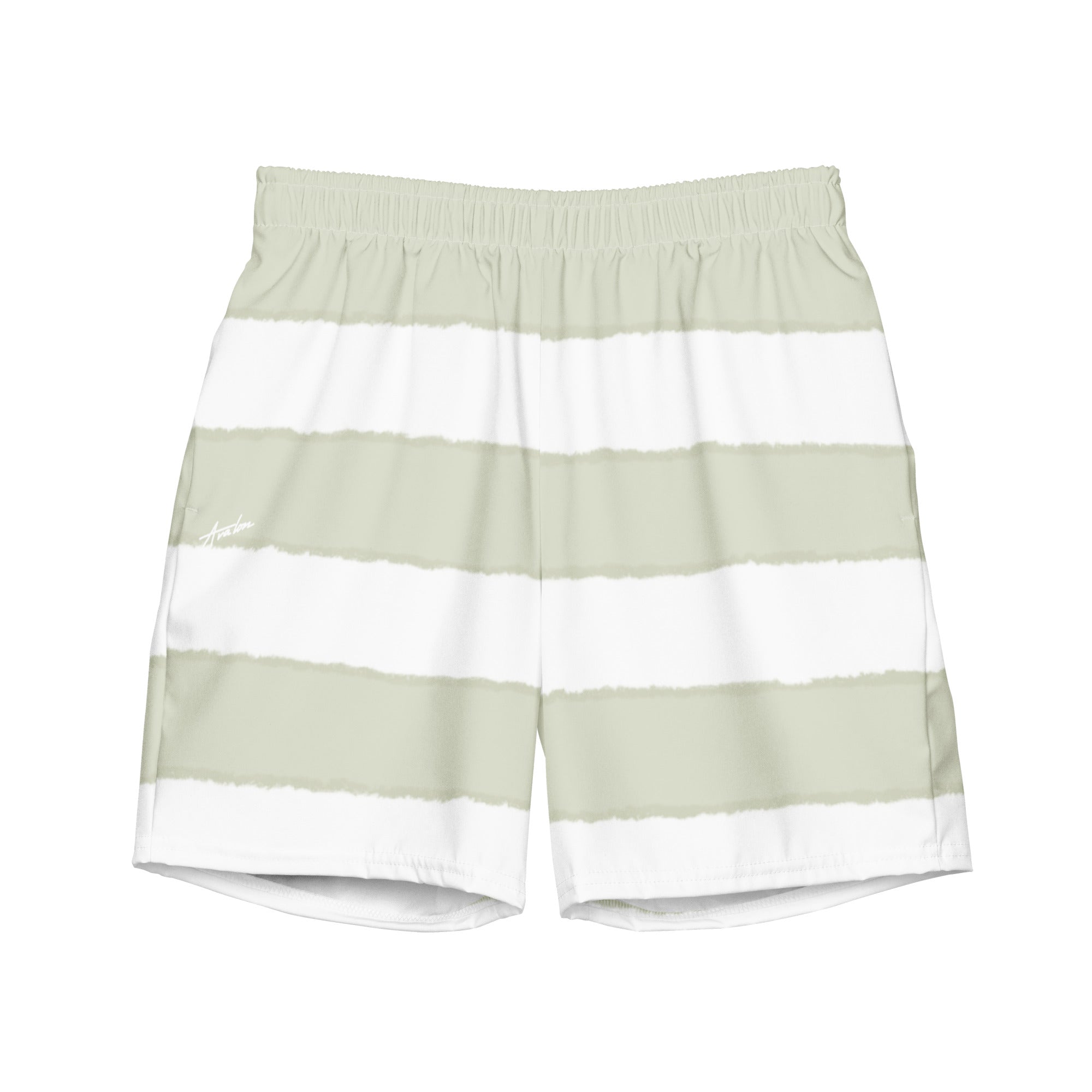 Charger Stripe Volley Short in Sage