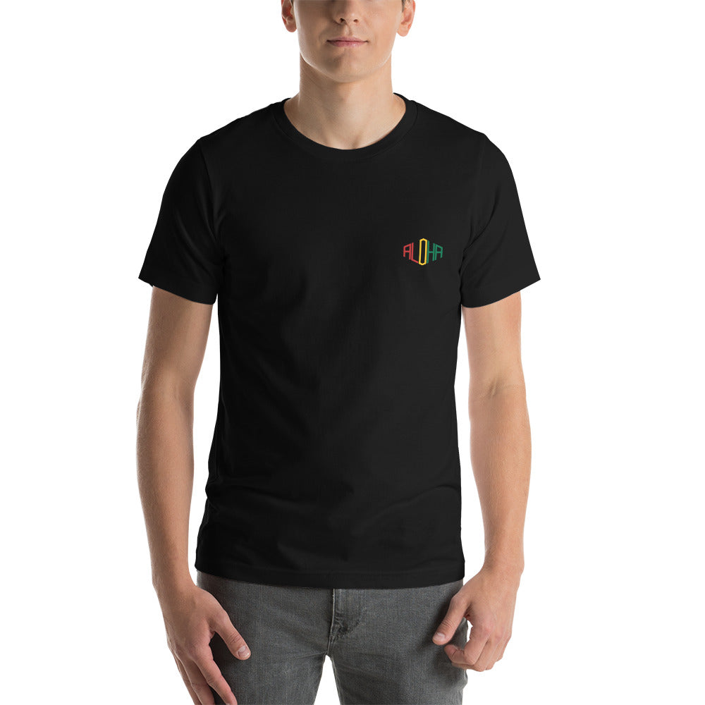 Aloha Diamond Unisex T-Shirt in Black